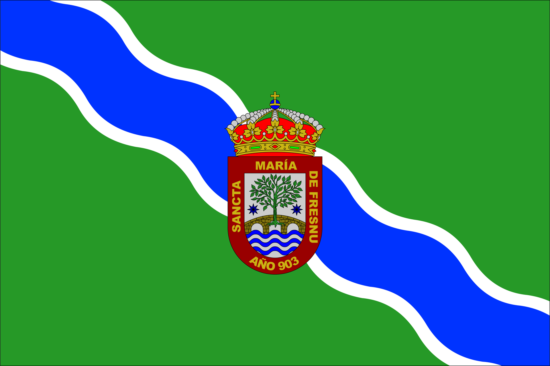 Bandera Fresno de Río Tirón.